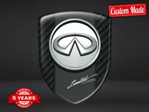 Infiniti Decal Resin Exclusive Edition Sleek Dome Stickers